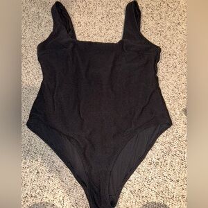 H&M black one piece bathing suit